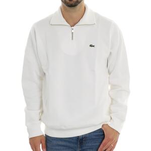 MAGLIA MEZZA ZIP PANNA